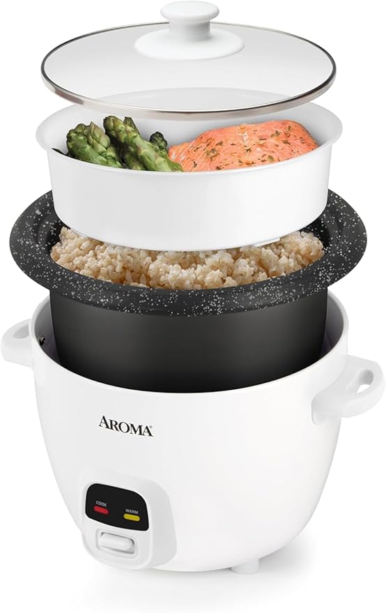 20-Cup Cooked 5Qt Rice &amp Grain Cooker (Renewed)