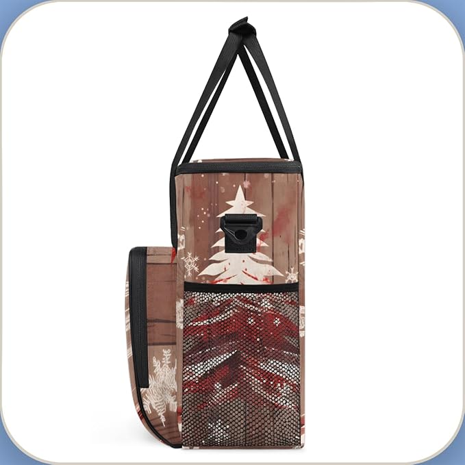 Christmas Tree Coffee Maker Carrying Bag Dreamy Tree Travel Storage Bag Compatible with K-Mini or K-Mini Plus Single Serve Coffee Brewer Carrying Case with Multiple Pockets &amp Shoulder Strap