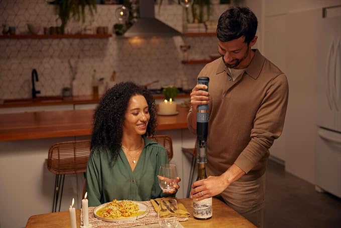 Kit Hand Blender 7.2V Grey with 6 Accessories (Mixer Rods Corks Opener Cans Pepper Shaker Skimmer)