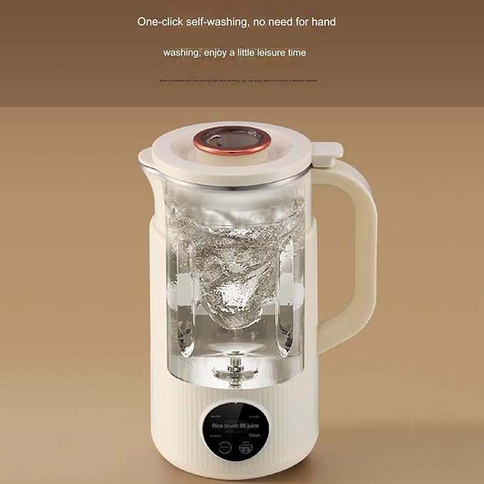 QHBDJX Mini Multi-Functional Wall Breaking Machine 110V/220V Household Soy Milk Machine Fully Automatic Food Supplement Machine