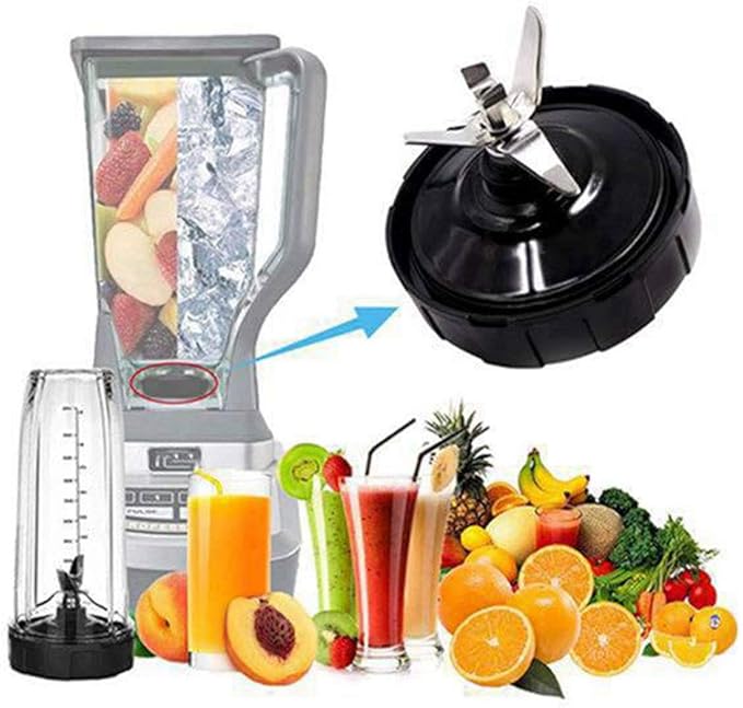 Blade with 18Oz 24Oz Cup and Spout Lid for 1200W -IQ Blender7 Fins Parts