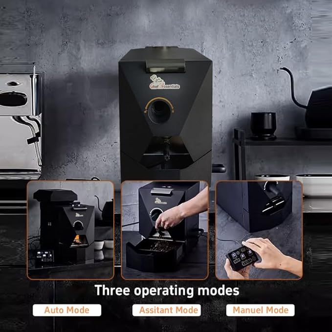 Electric Coffee Bean Roaster Machine Smokeless Drum Roasting for Home&ampCommercial Automatic Baking