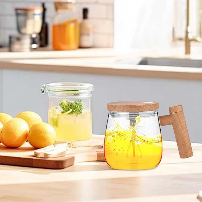 Automatic Stirring Cup Electric Stirring Cup | 400ml High Speed Hot Chocolate Coffee Shaker | Automatic Electric Blender for Tea Coffee Hot Chocolate and Milk