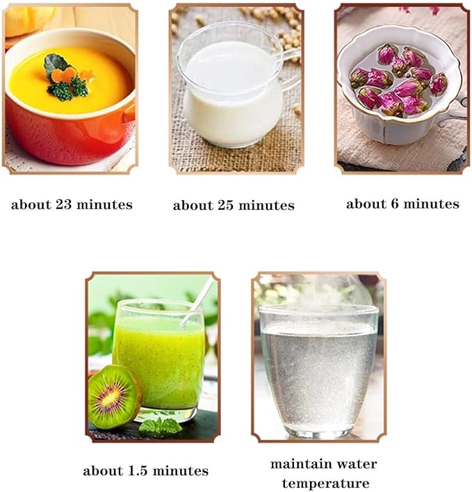 Mini Nut Milk Maker Electric Juice Blender Self-Cleaning Personal Soybean Milk Machine with 12H Preset for Kitchen