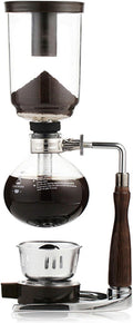 Syphon/Vacuum Glass Coffee MakerHand Siphon Coffee Maker PotCoffee Glass Syphon Siphon Vacuum Coffee Maker 3-5 CupHigh Temperature Resistant Glass3
