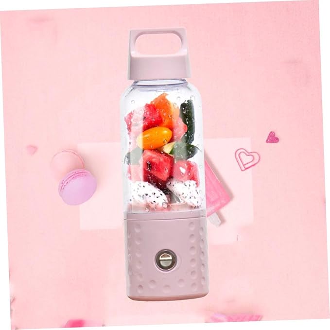 VOSAREA 500ml Portable Fruit Juicer Mini Cordless Rechargeable Juice Maker Extractor Cup
