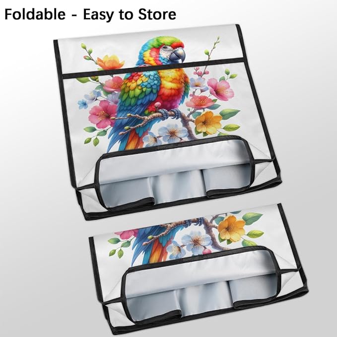 cfpolar Kitchen Aid Mixer Cover Compatible with 6-8 Quarts Animal Parrot Flower Stand Mixer Cover Kitchen Aid Mixers Accessories Appliance Organizer Bag Dust Covers with Zipper Pocket