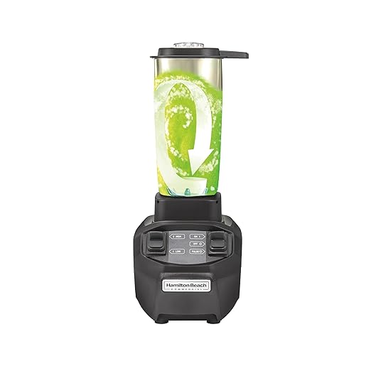 Hamilton Beach Commercial HBB255S Rio Stainless-Steel Bar Blender 1.6 Horsepower 32 Ounce Capacity NSF Certified