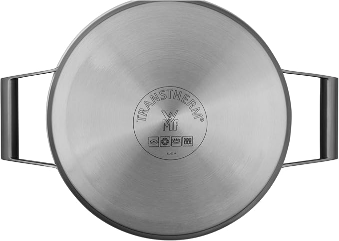 WMF Comfort Line Advantage Saucepan Set - 5-Piece Induction Cooking Pot With Glass Lid Cromargan Matte Stainless Steel Scale Stackable Uncoated