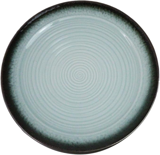 Ebros Gift Blue Sky Stars Artistic Seikai Porcelain Collection Dinnerware Serveware Kitchenware Set Asian Japanese Dining Restaurant Supply (Pack Of 5 Large Round Dinner Plates 10D)