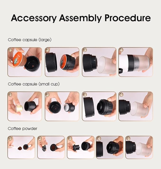 Wireless Portable Electric Coffee Maker with USB-C Self-Heating Rechargeable Espresso Coffee Machine for Travel Camping RVHomeOffice (green)