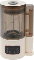 0.4Gal Nut Milk Maker 500W 120V Soundproof Soy Milk Maker with LCD Display Screen for Making Soybean Milk Fruit Juice Coffee in Home(White)