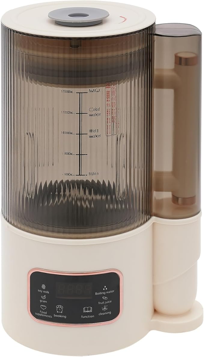 Nut Milk Maker Soy Milk Machine 0.4Gal Automatic Milk Machine Almond Oat Coconut Soy Plant Based Milks and Non Dairy Beverages
