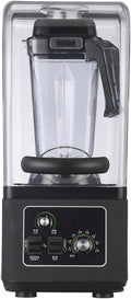 Smoothie Maker Blender with Soundproof Cover Silent 1800W 2.5/4.5L Multifunctional Soy Milk BlenderBlack-4.5L