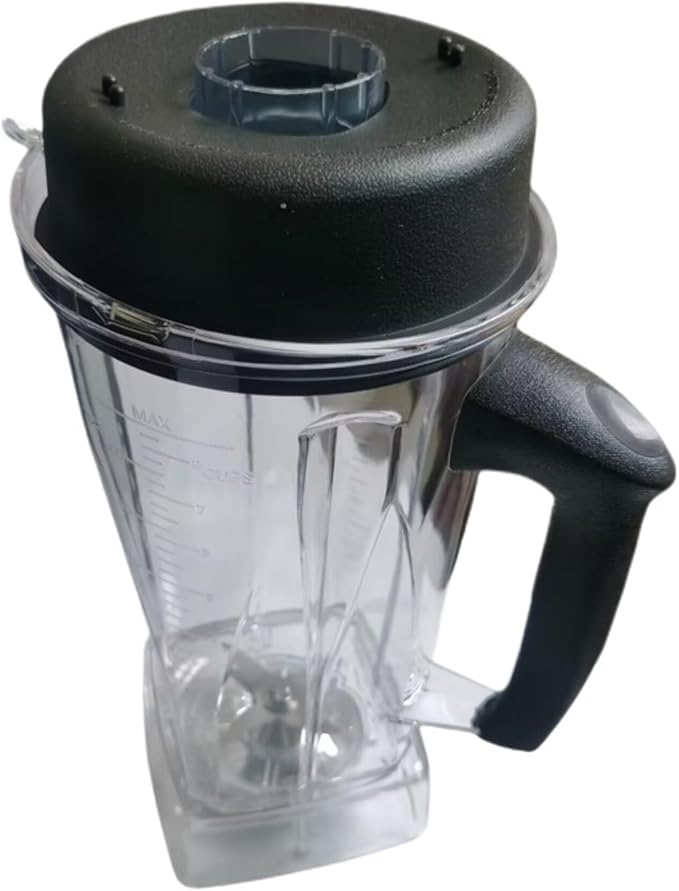 2L Square Container Jar Jug Pitcher Cup Bottom With Serrated Smoothies Blades Compatible For Biolomix Blender T5200 G5200