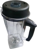 2L Square Container Jar Jug Pitcher Cup Bottom With Serrated Smoothies Blades Compatible For Biolomix Blender T5200 G5200