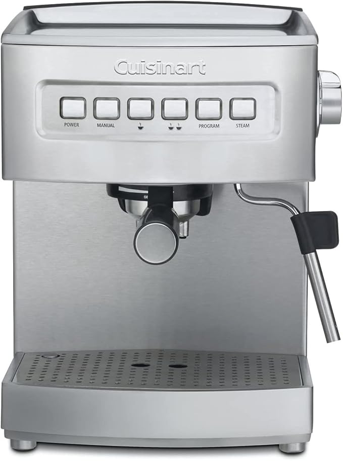 Cuisinart EM-200NP1 Programmable 15-Bar Espresso Maker Stainless Steel