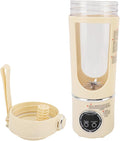 Portable Blender Magnetic Induction Blender Compact with 1500mAh Battery Dishwasher Safe Design Ideal for Shakes Juices Smoothies &amp Home Office Gym Travel (Beige)