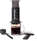 AeroPress Original Coffee and Espresso-style Maker Barista Level Portable Coffee Maker with Chamber Plunger &amp Filters Quick Coffee and Espresso Maker