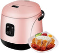 Small Rice Cooker Rice Cookers Electric Food Steamer with Keep Warm Function Multi Cooker with Removable Non-Stick Rice Pot