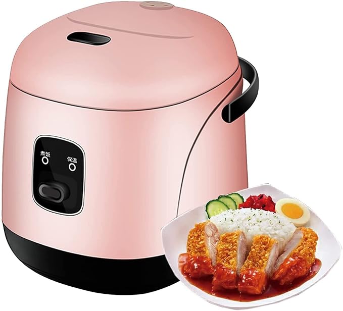 Small Rice Cooker Rice Cookers Electric Food Steamer with Keep Warm Function Multi Cooker with Removable Non-Stick Rice Pot