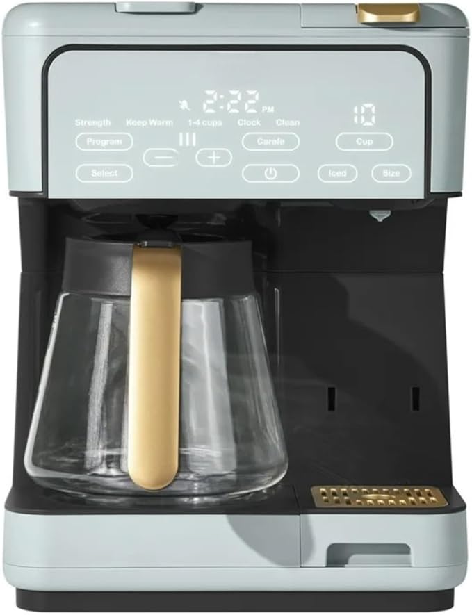 Programmable 12-Cup &amp Single-Serve Multi-Brew Coffee Maker Digital Controls Large Capacity Easy to Use