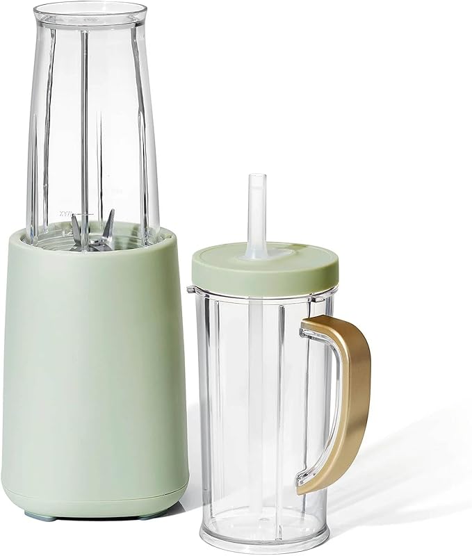 Personal Blender Set 12-Piece 240W Compact Single Serve Blender with Blending and Grinding Cups BPA-Free Dishwasher Safe (Sage Green)