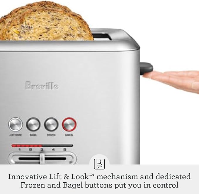 Breville BTA720XL Bit More Toaster 2 Slice Brushed Stainless Steel