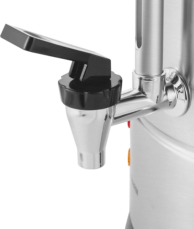 Commercial Grade Stainless Steel Coffee UrnHot Water Urn With FaucetLarge Capacity Coffee Maker Hot Water Dispenser for Buffet Catering Party Office Wedding (25L)