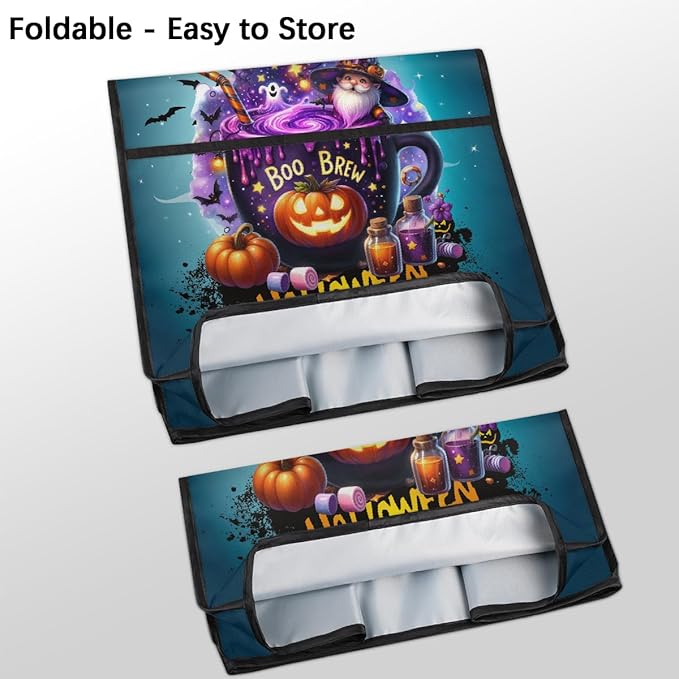cfpolar Kitchen Aid Mixer Cover Compatible with 6-8 Quarts Halloween Potion Goblin Pumpkin Stand Mixer Cover Kitchen Aid Mixers Accessories Appliance Organizer Bag Dust Covers with Zipper Pocket
