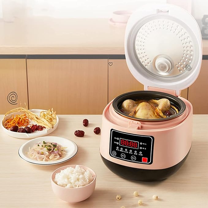 Smart Rice Cooker 3L Multi-Function Small Mini Smart Automatic Rice Cooker Energy-Saving Home Stove For 1-4 People#2 (#2) (#1)