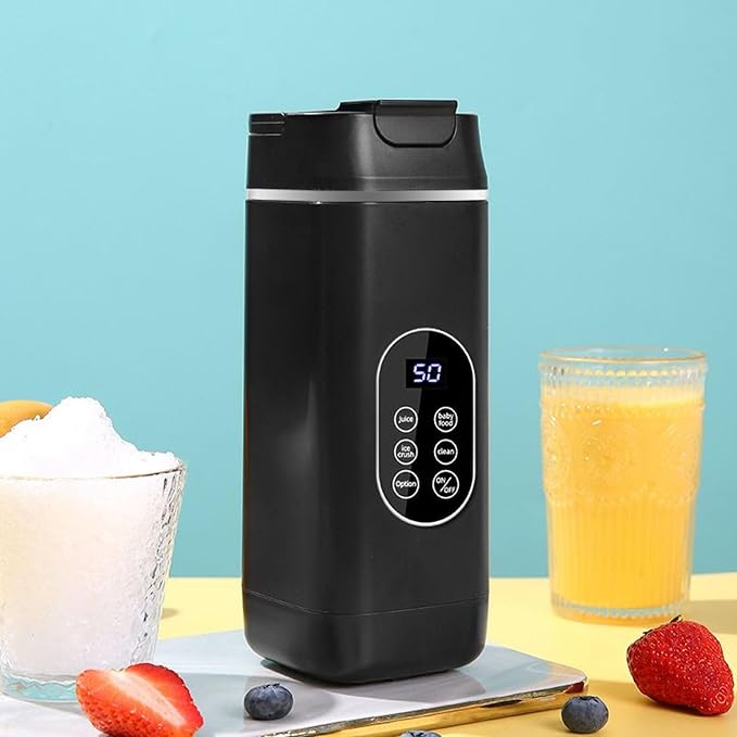 Portable Blender Rechargeable USB – Travel Kitchen Gadgets Drinks Maker Summer Home Sport Juice Commercial Shakes Coffee Table | Drinks Maker Summer Home Sport Juice Commercial Shakes Coffee Table B