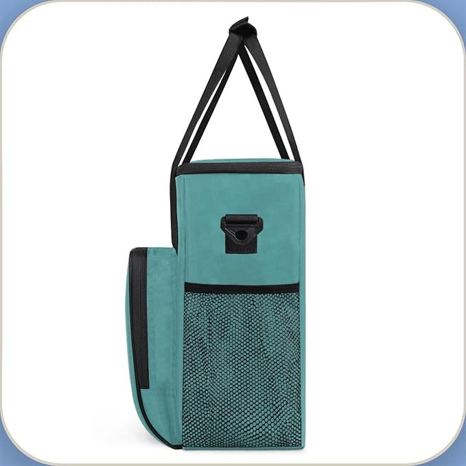 Darkcyan Coffee Maker Carrying Bag Waterproof Insulated Leakproof Cooler Bag Portable Storage Tote Bag Organizer With Shoulder Strap