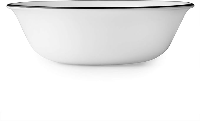 Corelle Vitrelle 18-Piece Service for 6 Dinnerware Set Triple Layer Glass and Chip Resistant Lightweight Round Plates and Bowls Set Ocean Blue