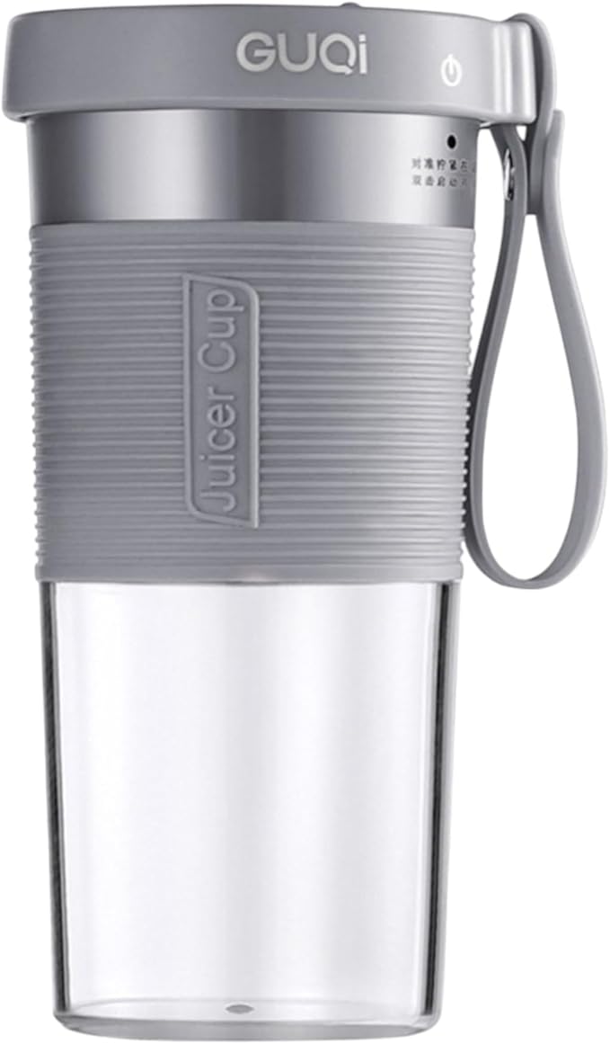 Portable Rechargeable Electric Blender Mini USB Fruit Juicer (Silver)