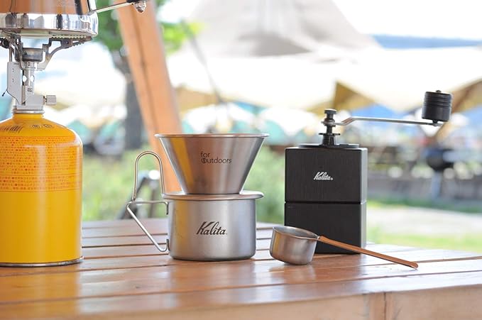 Kalita Stainless Steel Coffee Dripper Wave Series Pour Over 4 Cups Silver