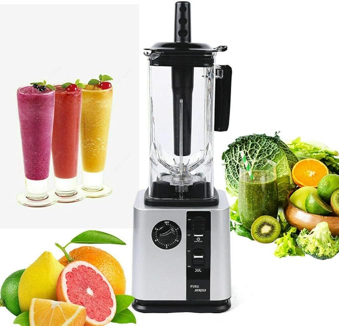 Commercial Blender 2.2L 2.2KW Heavy Duty Electric Blender Mixer High-Speed Juicer Smoothie Blender