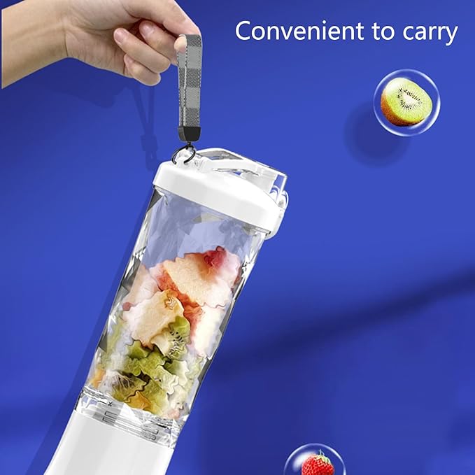 600ml Smoothie Blenders Portable USB Rechargeable Juicer With High Speed Motor Mixing Cup For Protein Shakes And Juices