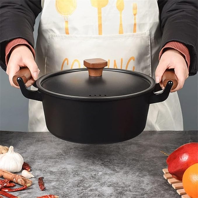 Non-Stick Frying Pan Cooking Cookware Set Kitchen Egg Frying Pan Multifunctional Soup Pot Iron Pot Cookware Set Cookware