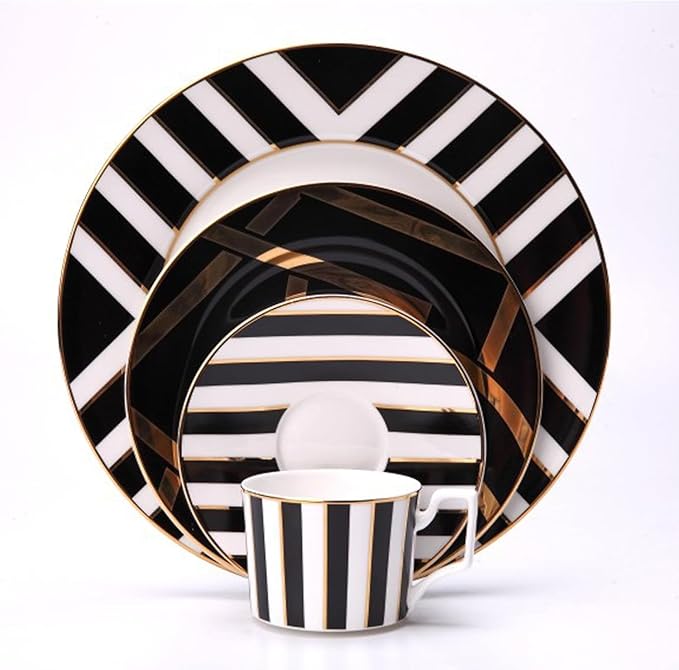24 piece porcelain dinnerware sets bone china dinnerware set for 6 dishes set for hotel family gathering banquet wedding home use
