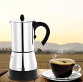 Coffee Moka Pot 300ml Electric Coffee Machine Aluminum Material Coffee Maker Moka Pot Moka Coffee Maker Coffee Filter Simple to Use