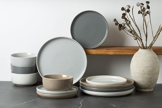Famiware Milkyway Dinnerware Sets 16 Piece Dish Set Multi-color