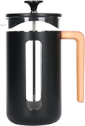 La Cafetière Pisa Stainless Steel Cafetière Eight Cup Black Gift Boxed