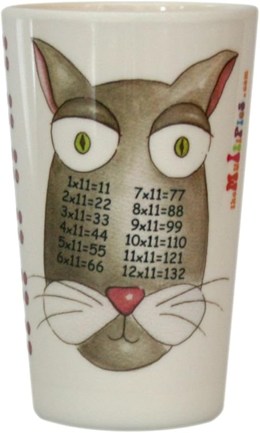 Award Winning Times Table Dinnerware 4-Piece Later Years Gift Boxed Plate Bowl and Tumbler Set