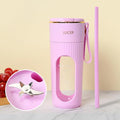 Portable juicer USB mixing cup with stainless steel blade mini blender for milkshakes and juices 340ml