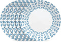 Corelle Global Collection Vitrelle 6-Piece Dinner Plate Set Triple Layer Recycled Glass Lightweight Eco-Friendly Round 10-1/4-Inch Plates Set Northern Pines