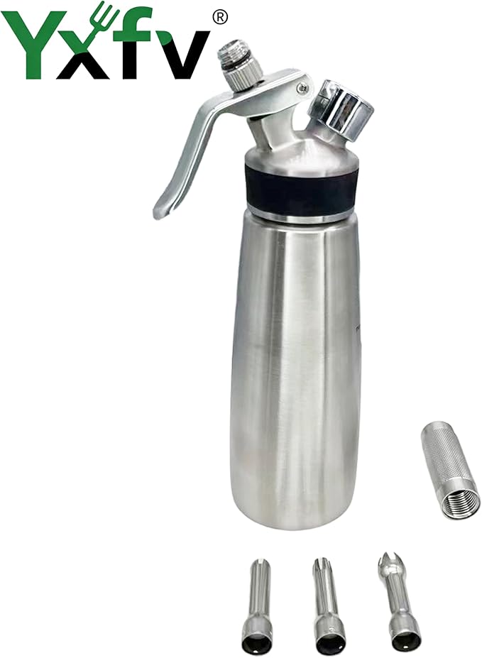 Nitro Cold Brew Coffee Maker Portable Nitrogen Infuser for Smooth Nitro Drinks Cocktails Tea Stainless Steel Uses N2 Cartridges