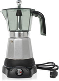 6 Cup Manual Espresso Maker Small Espresso Machines for Home Cuban Coffee Maker with Detachable Base &amp Overheat ProtectionCafeteras Electricas Modernas Moka Pot Greca Electrica De Cafe Gift