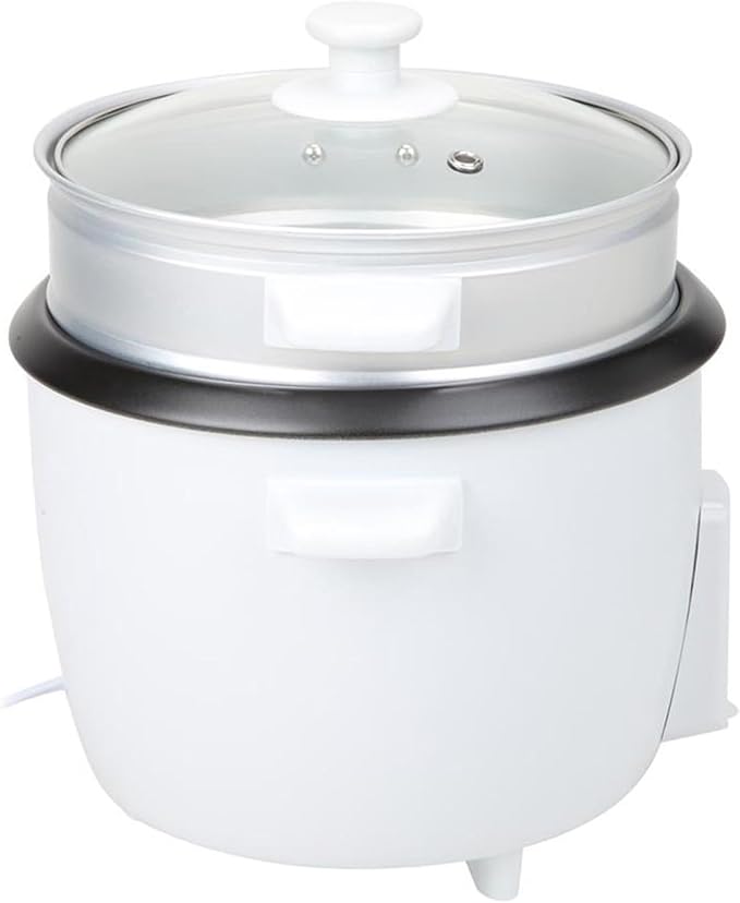 Tayama Rice Cooker with Steam Tray 8 Cups White (RC-8R)