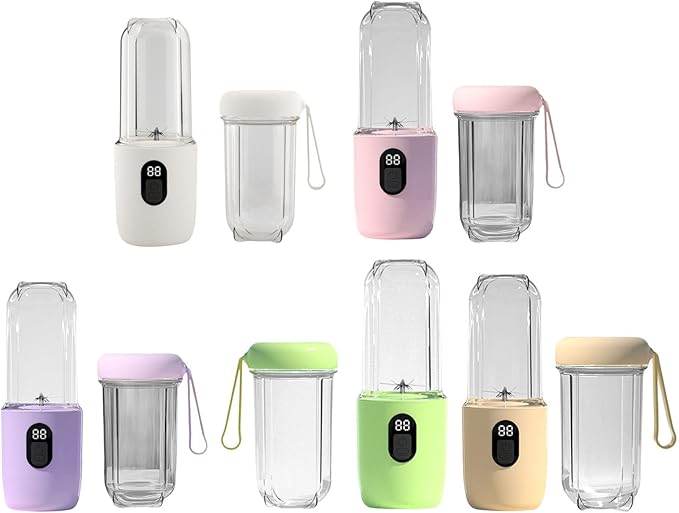 500ml Capacity Blenders Portable USB Rechargeable Juicer With High Speed Motor Mixing Cup For Protein Shakes And Juices Travel Blenders